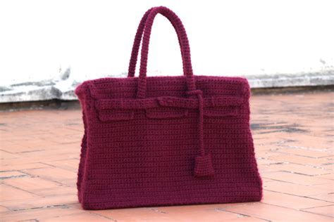 Tribute in crochet to the Birkin bag by Hermès – SILAYAYA